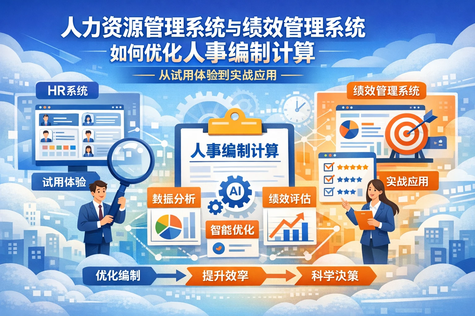 人力资源管理系统与绩效管理系统如何优化人事编制计算——从试用体验到实战应用