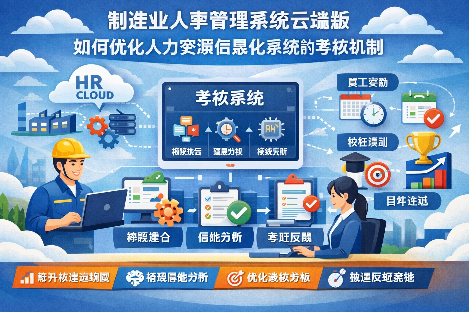 制造业人事管理系统云端版如何优化人力资源信息化系统的考核机制