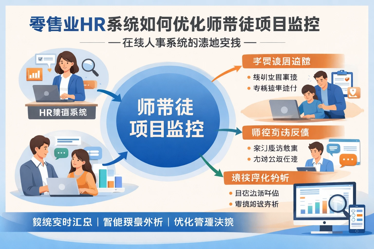 零售业HR系统如何优化师带徒项目监控——在线人事系统的落地实践