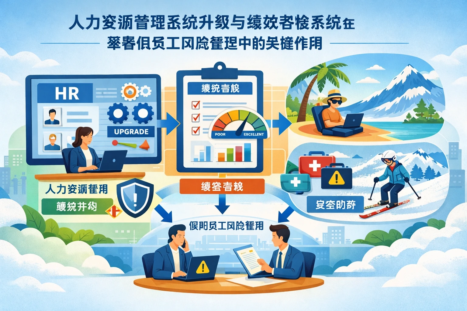 人力资源管理系统升级与绩效考核系统在寒暑假员工风险管理中的关键作用