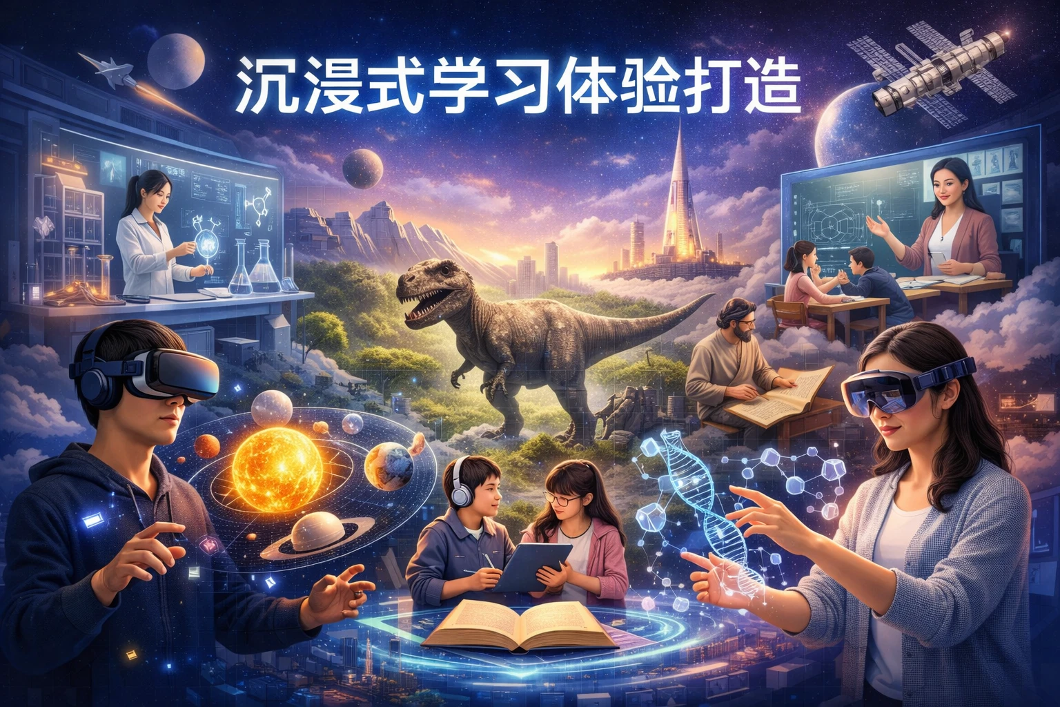 沉浸式学习体验打造