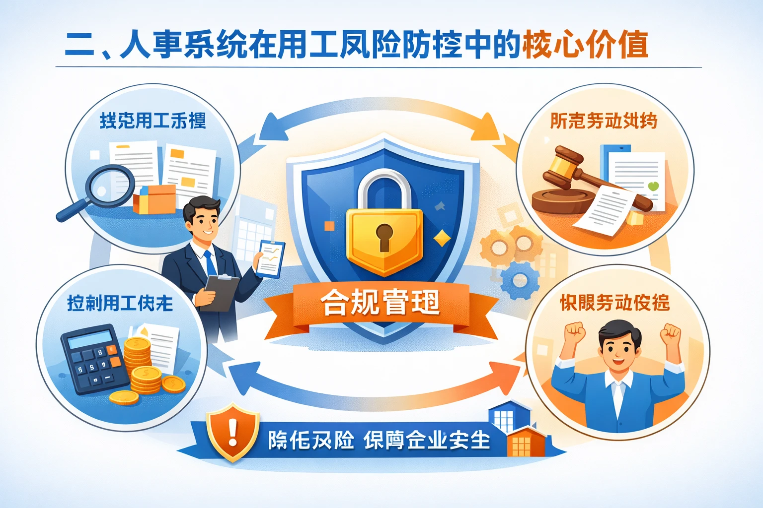 二、人事系统在用工风险防控中的核心价值