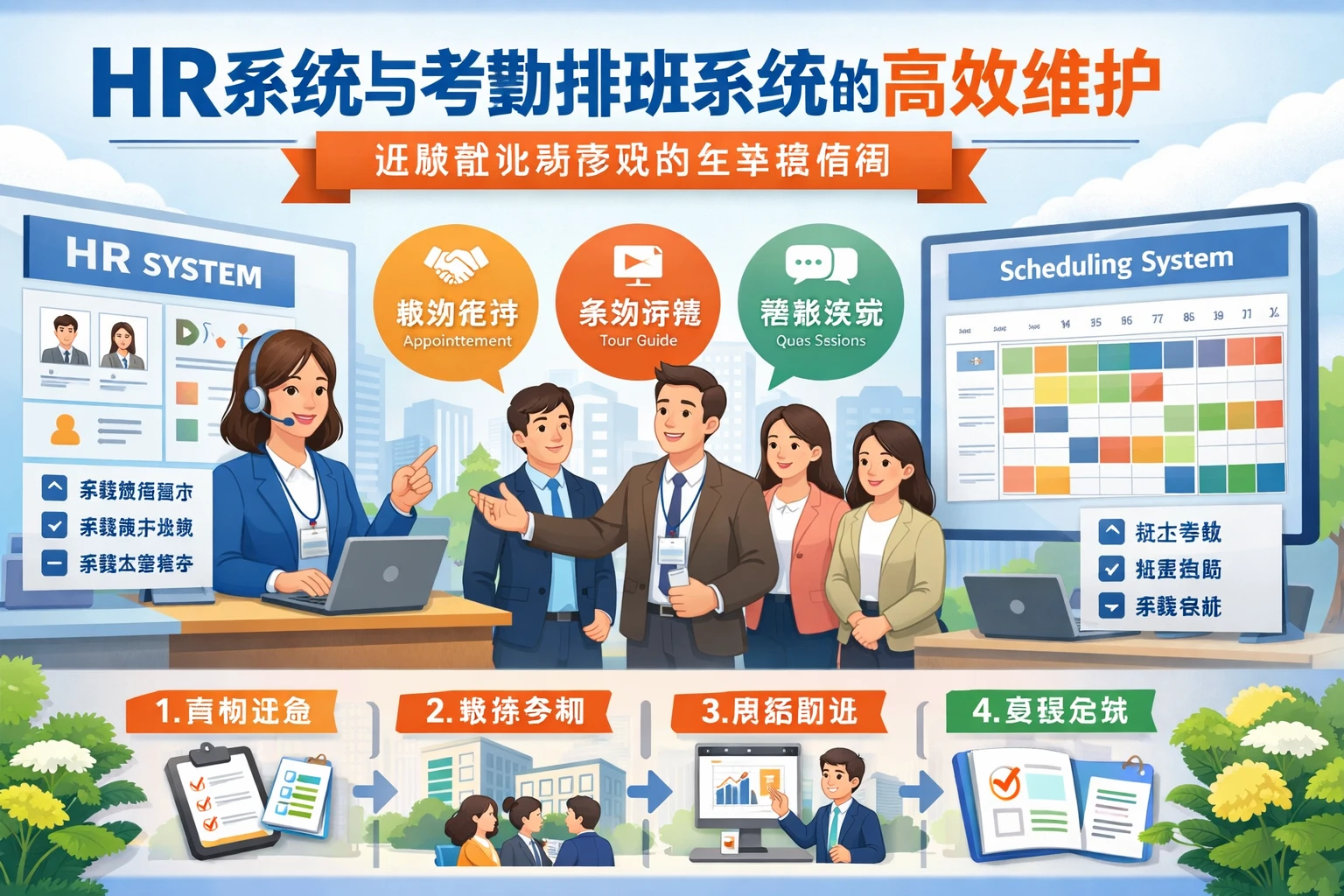 HR系统与考勤排班系统的高效维护：迎接就业局参观的全流程指南