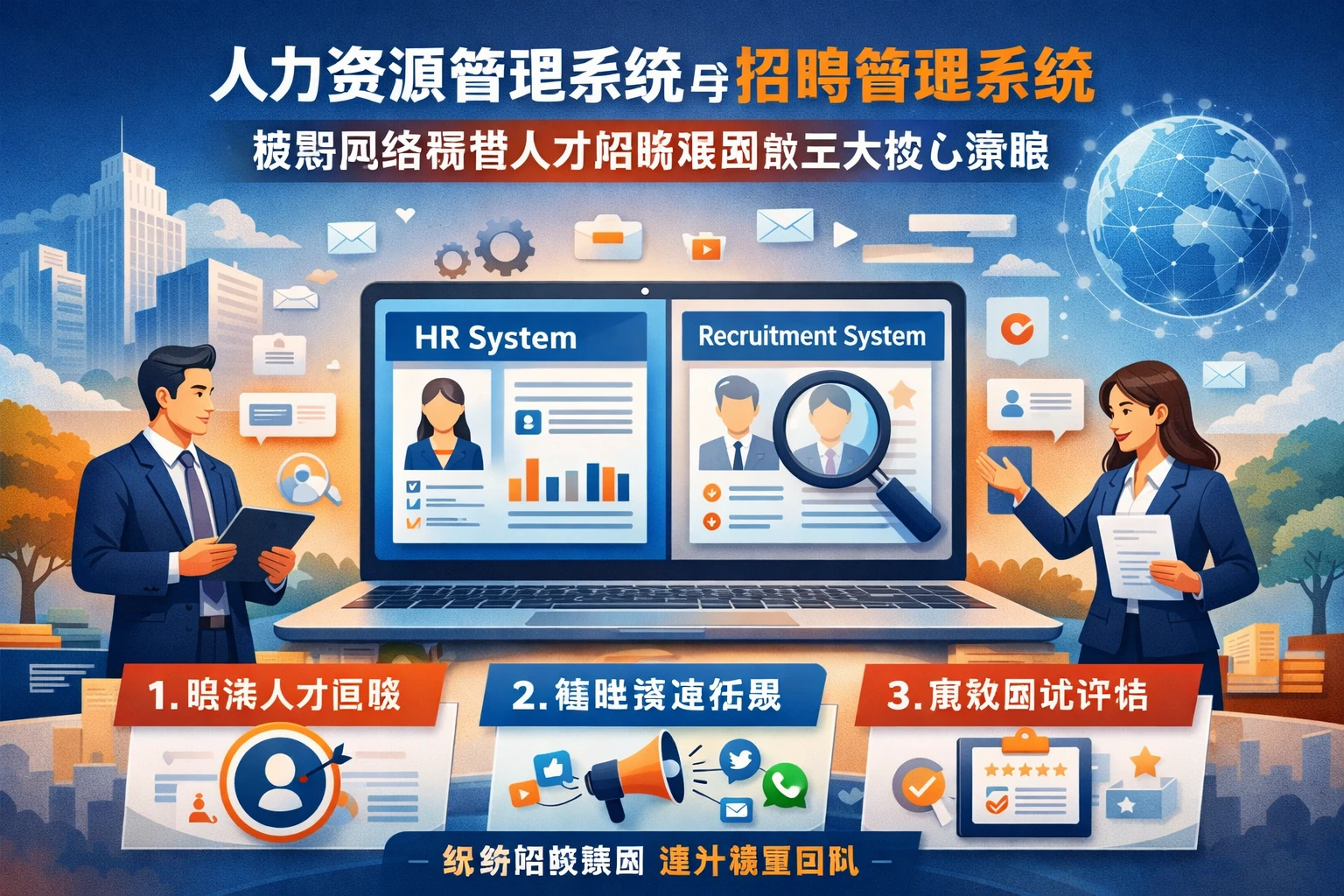 人力资源管理系统与招聘管理系统：破解网络销售人才招聘难题的三大核心策略