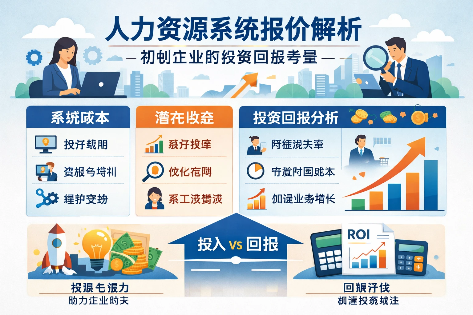 人力资源系统报价解析：初创企业的投资回报考量