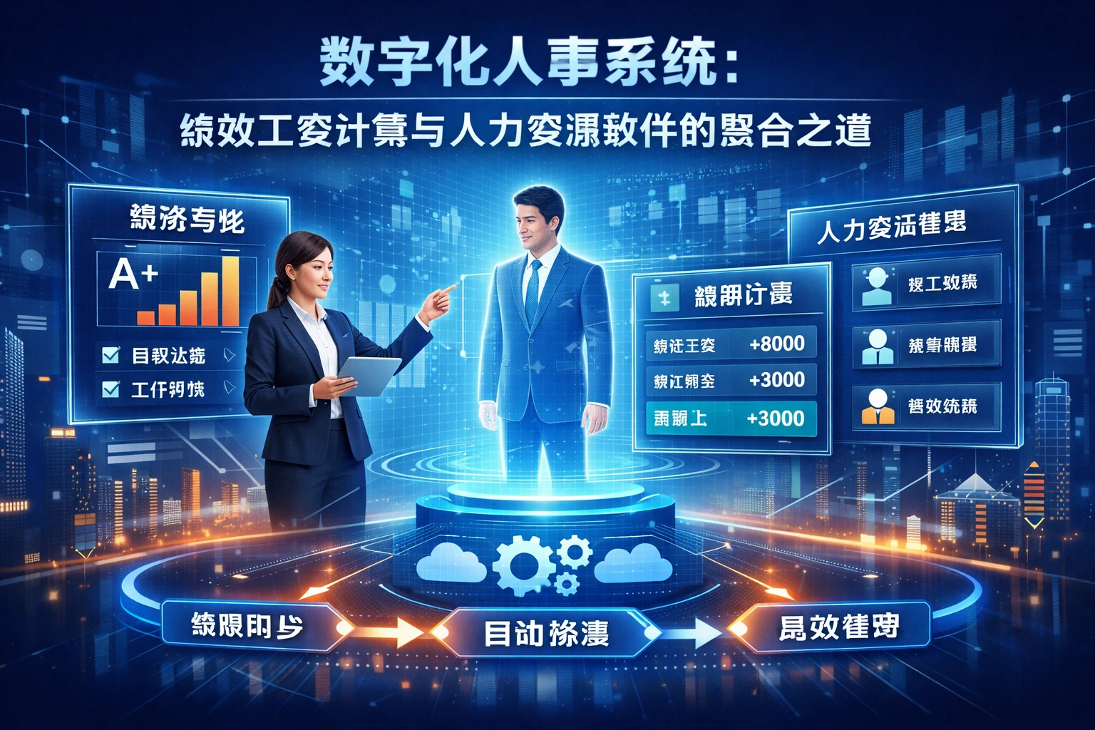 数字化人事系统：绩效工资计算与人力资源软件的整合之道