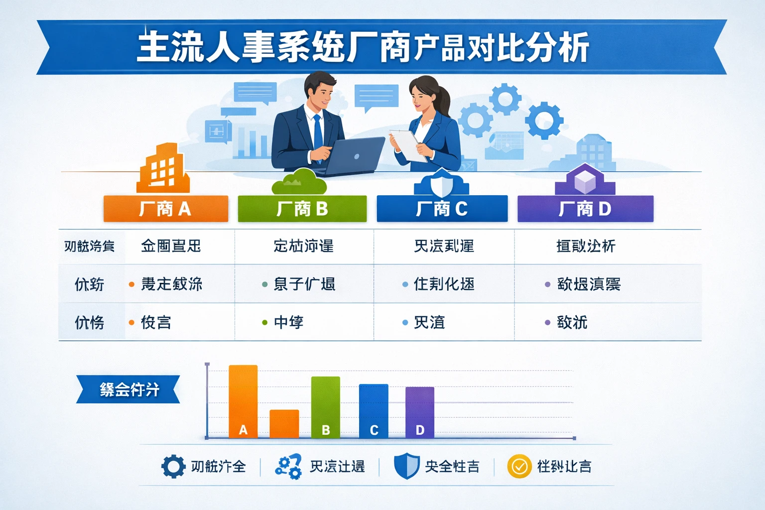 主流人事系统厂商产品对比分析