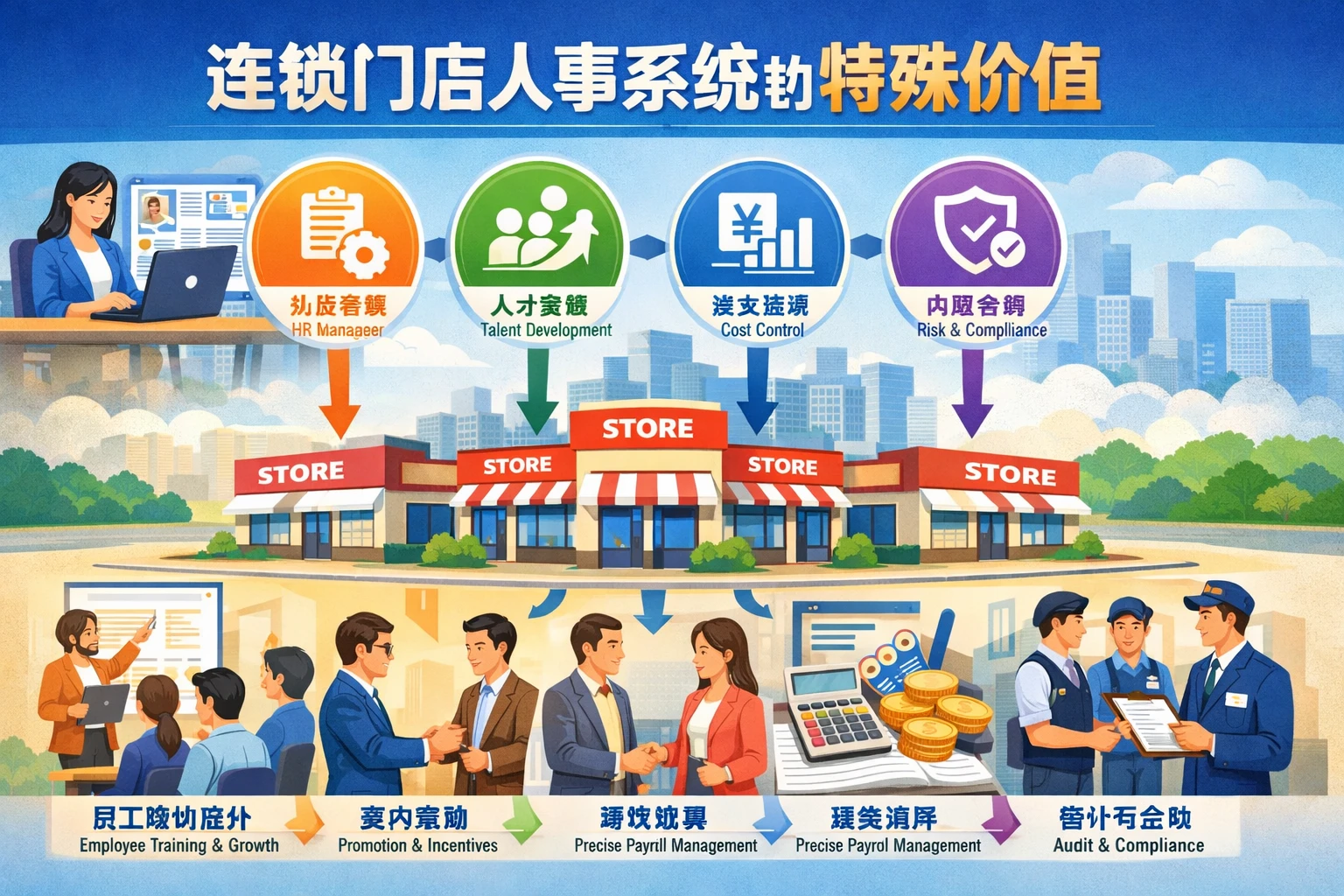 连锁门店人事系统的特殊价值