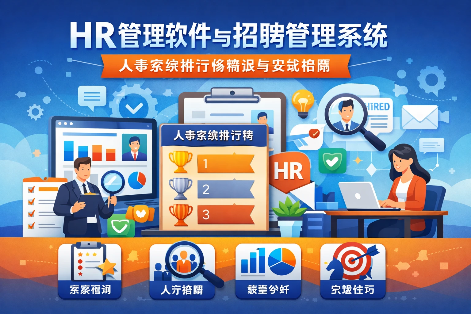 HR管理软件与招聘管理系统：人事系统排行榜精选与实战指南