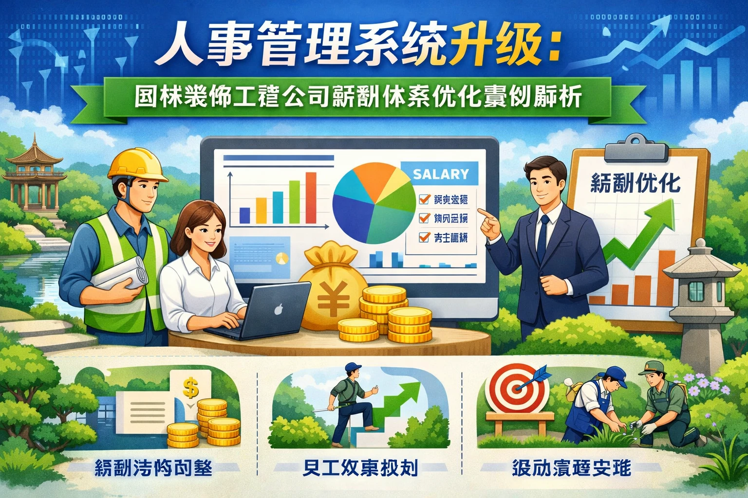 人事管理系统升级：园林装饰工程公司薪酬体系优化案例解析