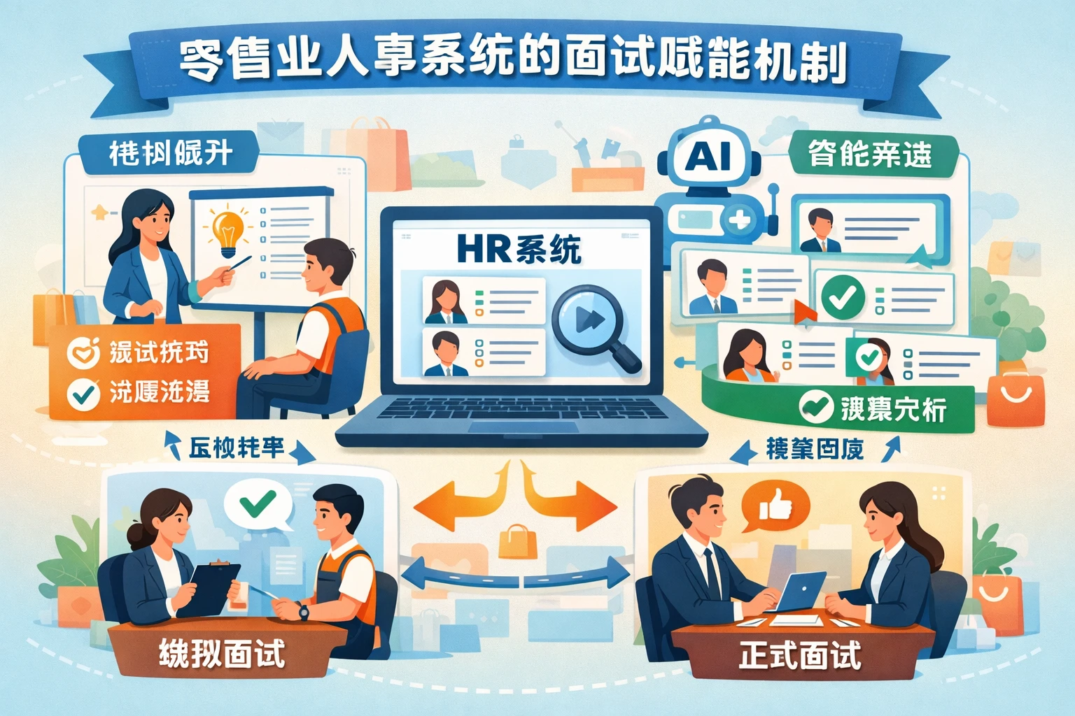 零售业人事系统的面试赋能机制