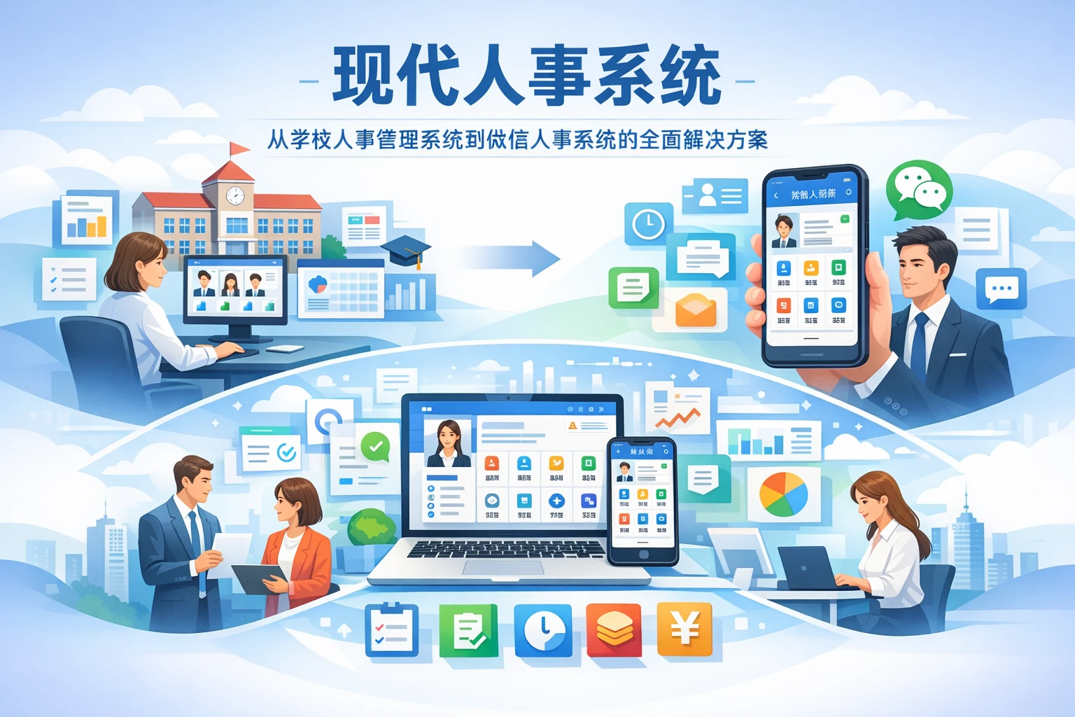 现代人事系统：从学校人事管理系统到微信人事系统的全面解决方案