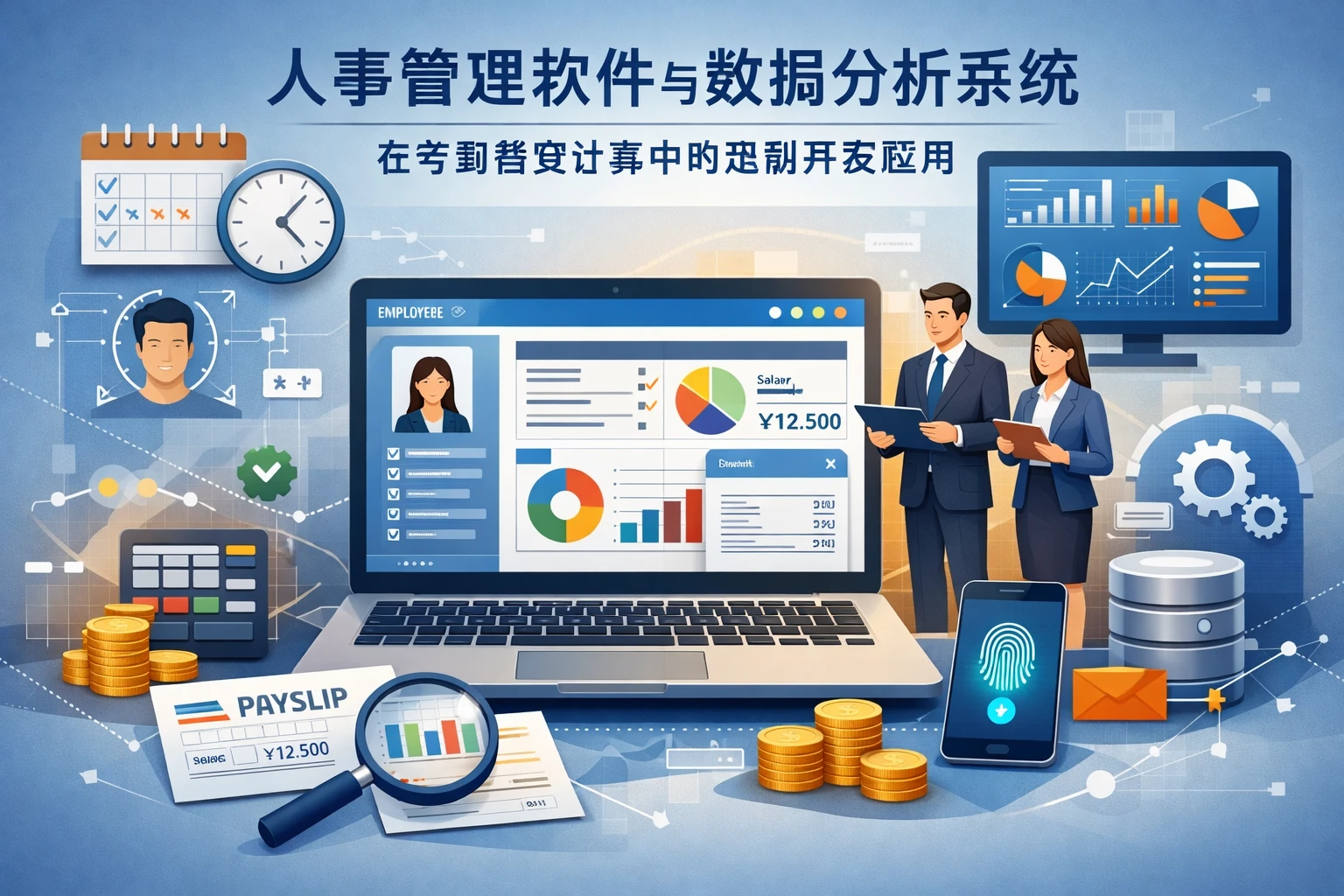 人事管理软件与数据分析系统在考勤薪资计算中的定制开发应用