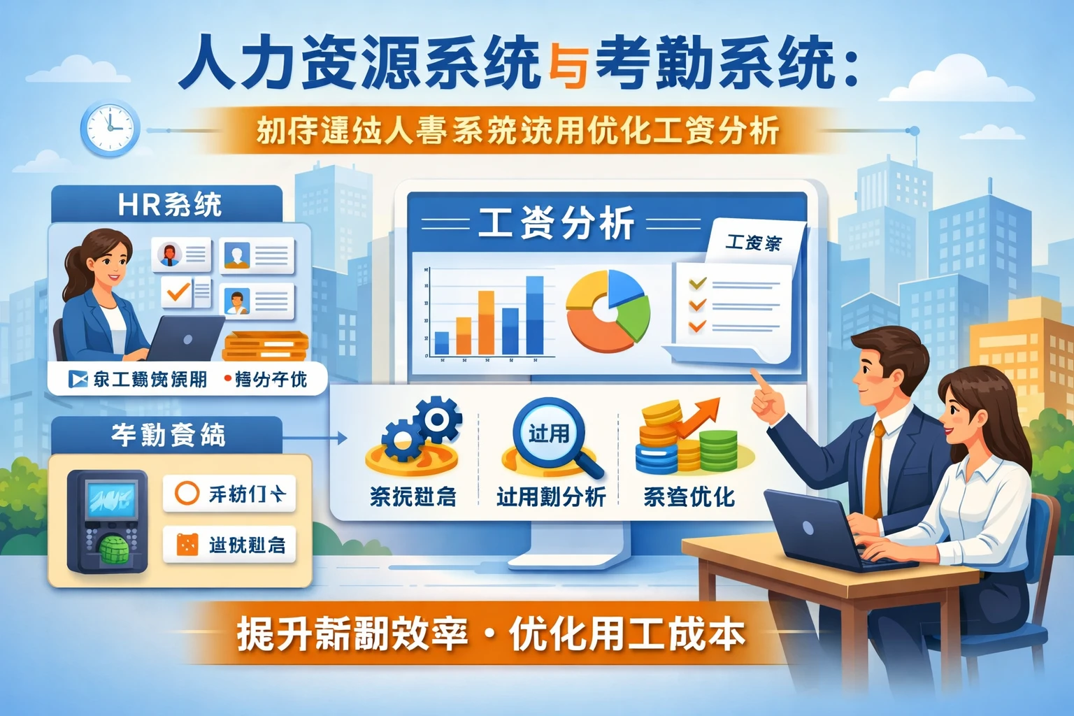 人力资源系统与考勤系统：如何通过人事系统试用优化工资分析