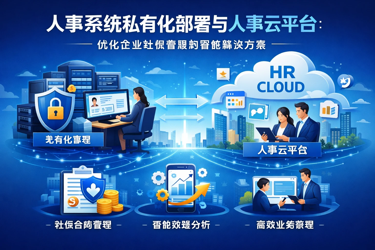 人事系统私有化部署与人事云平台：优化企业社保管理的智能解决方案