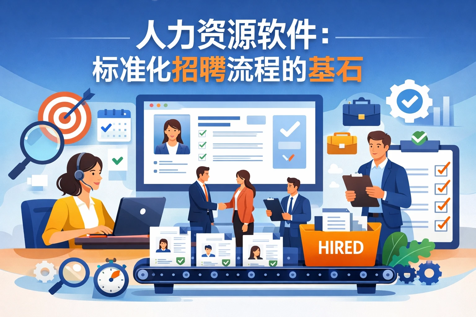人力资源软件：标准化招聘流程的基石