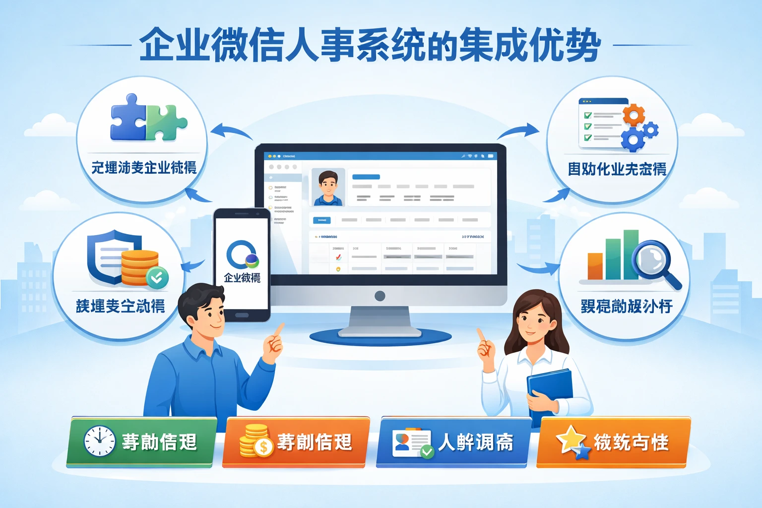 企业微信人事系统的集成优势