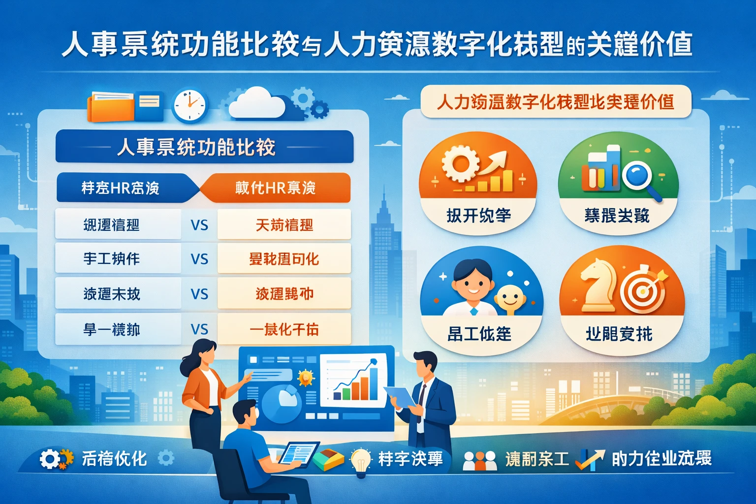 人事系统功能比较与人力资源数字化转型的关键价值