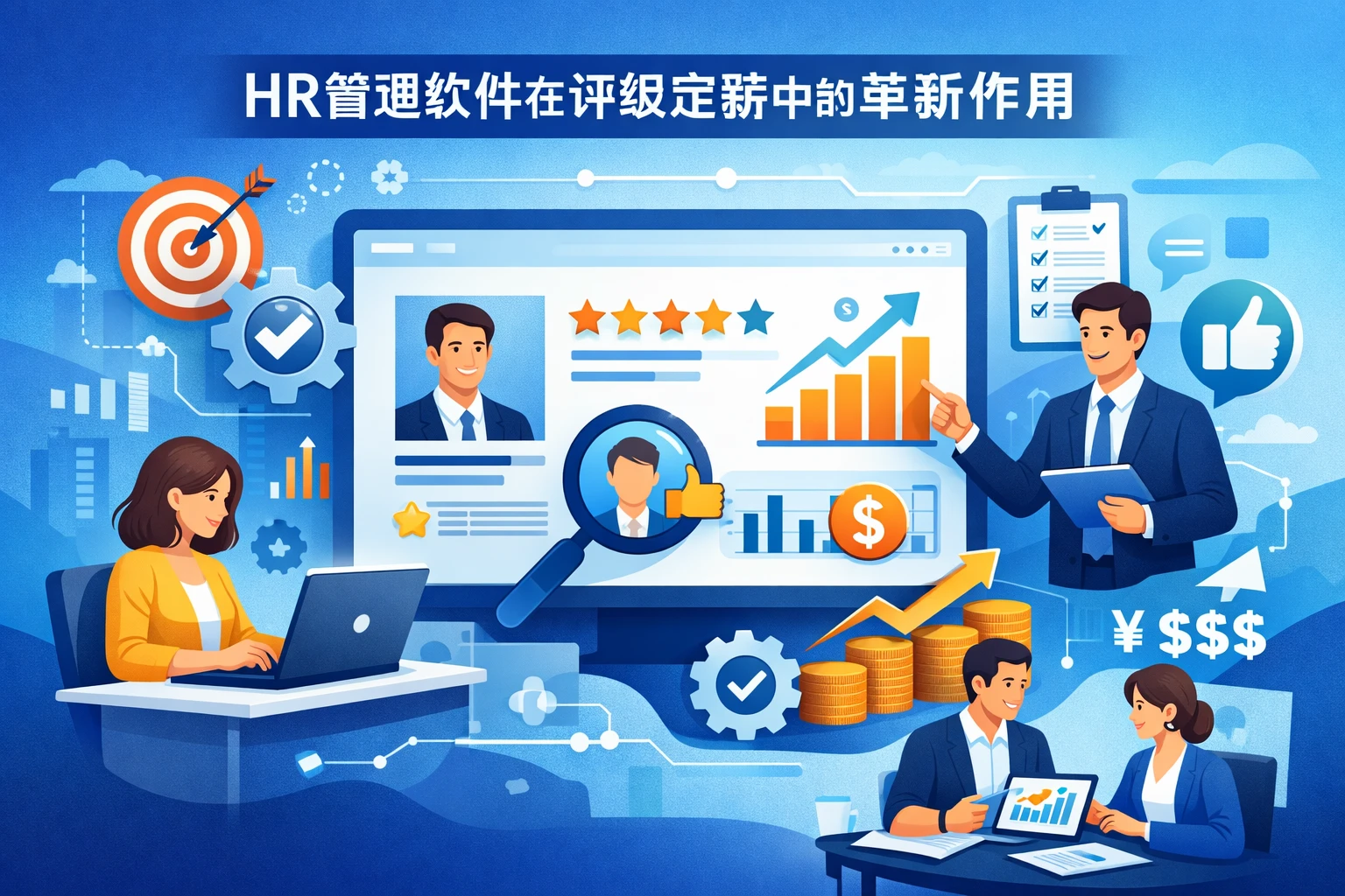 HR管理软件在评级定薪中的革新作用