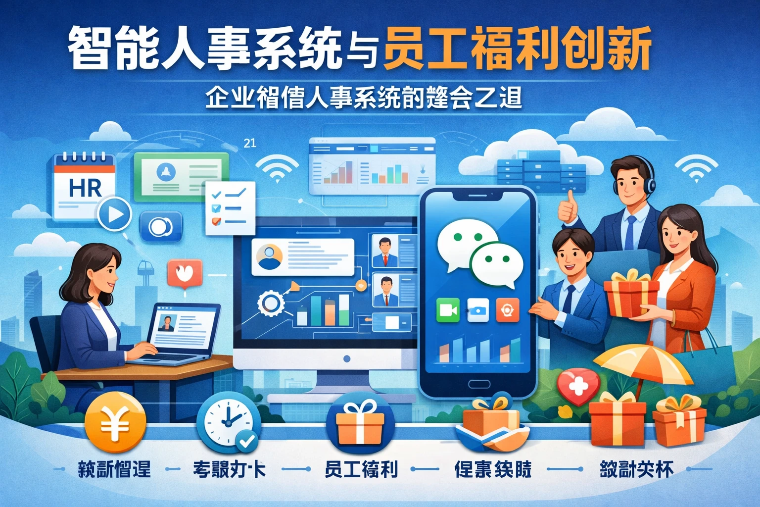 智能人事系统与员工福利创新：企业微信人事系统的整合之道