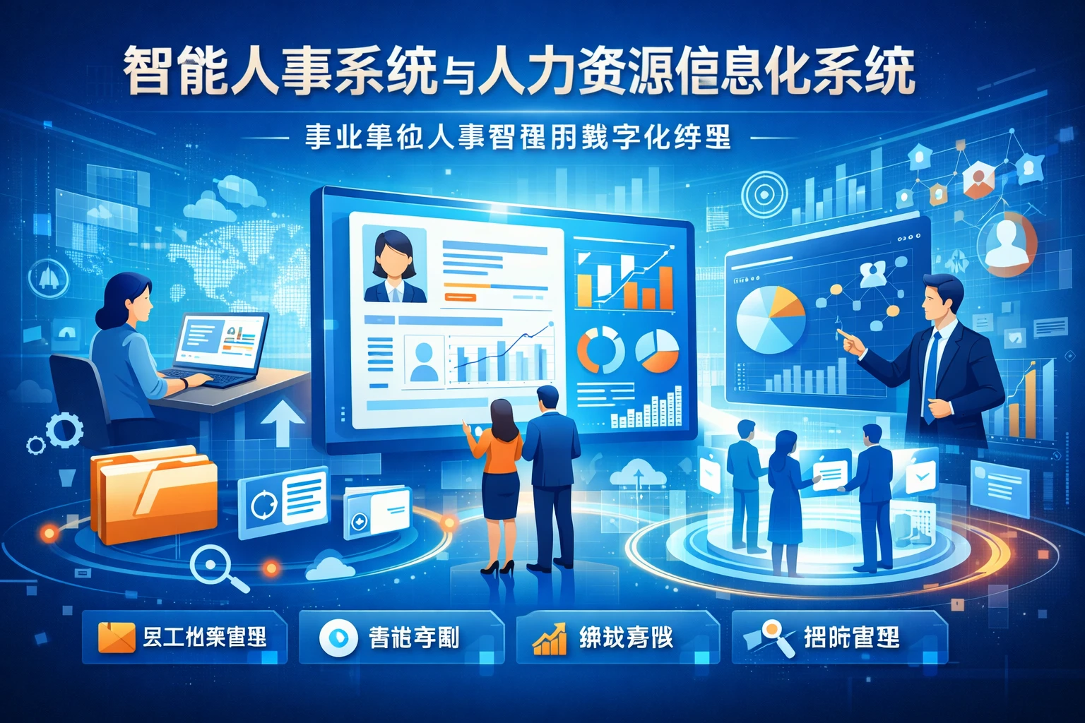 智能人事系统与人力资源信息化系统：事业单位人事管理的数字化转型