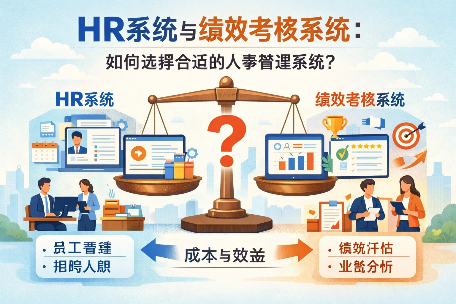 HR系统与绩效考核系统：如何选择合适的人事管理系统