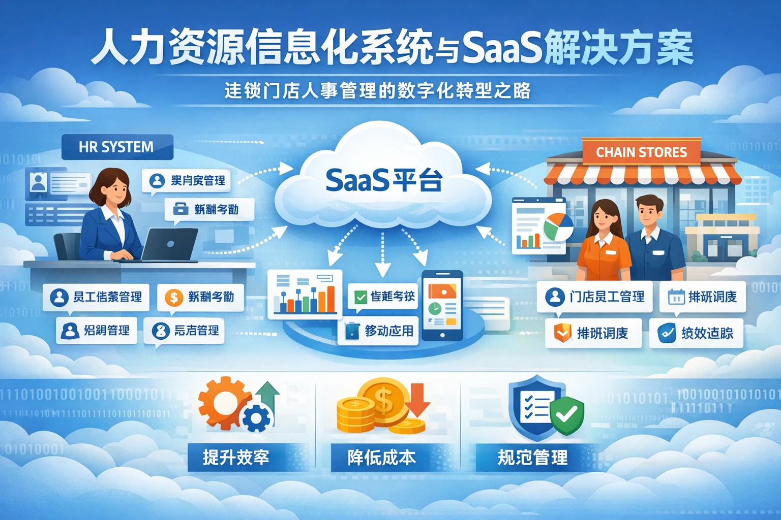 人力资源信息化系统与SaaS解决方案:连锁门店人事管理的数字化转型之路