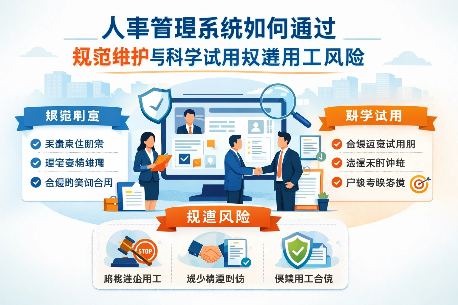 人事管理系统如何通过规范维护与科学试用规避用工风险