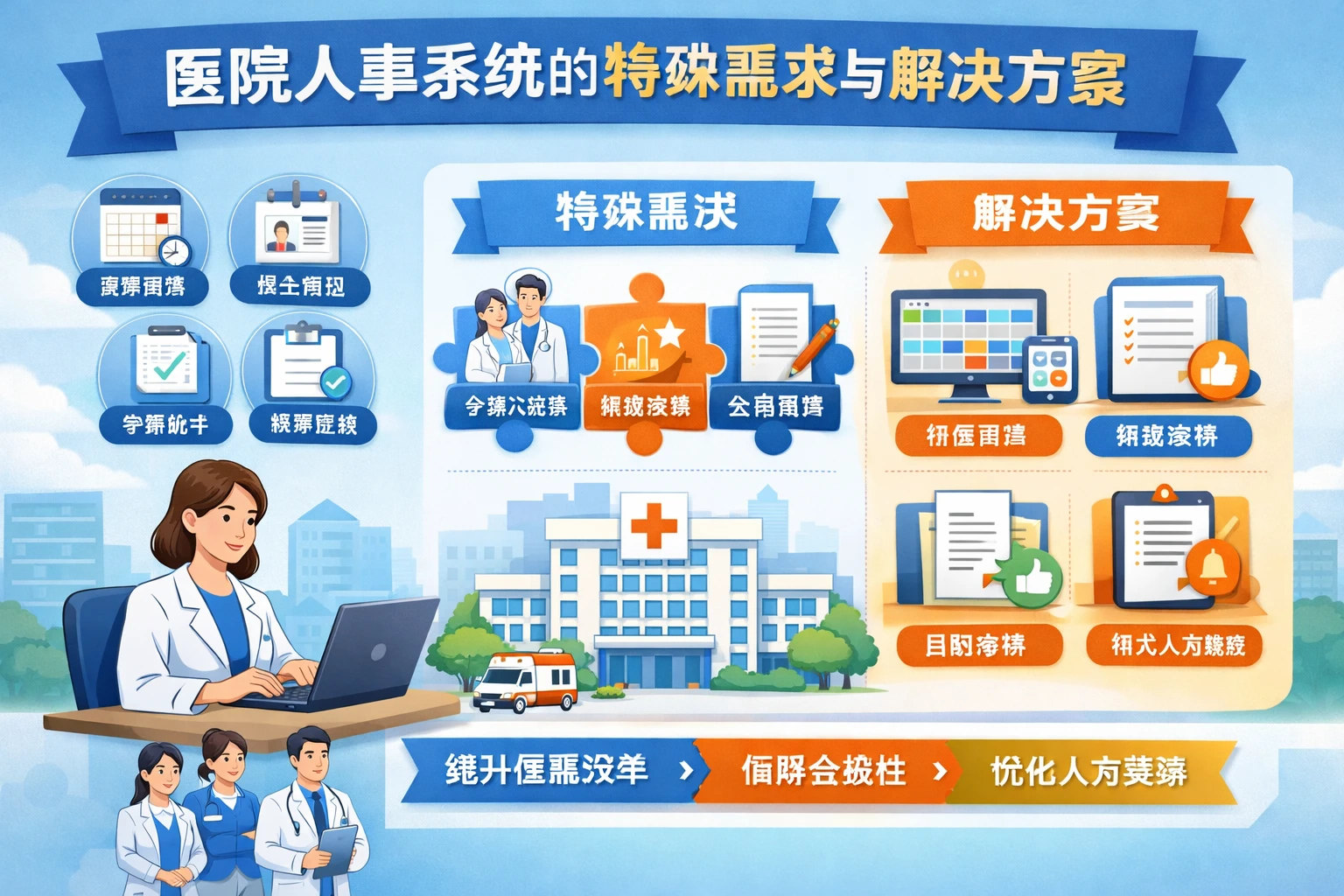 医院人事系统的特殊需求与解决方案