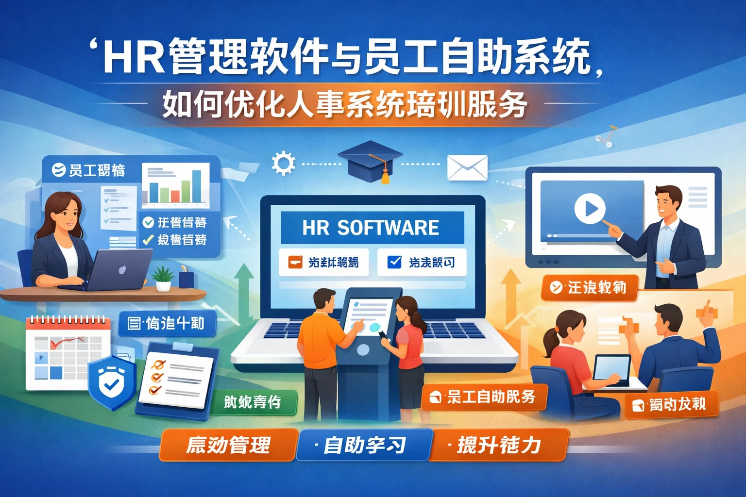 HR管理软件与员工自助系统如何优化人事系统培训服务