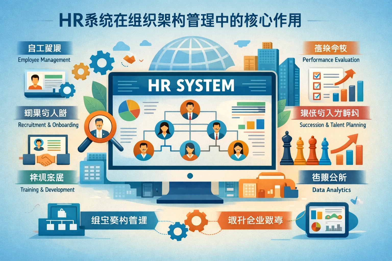 HR系统在组织架构管理中的核心作用