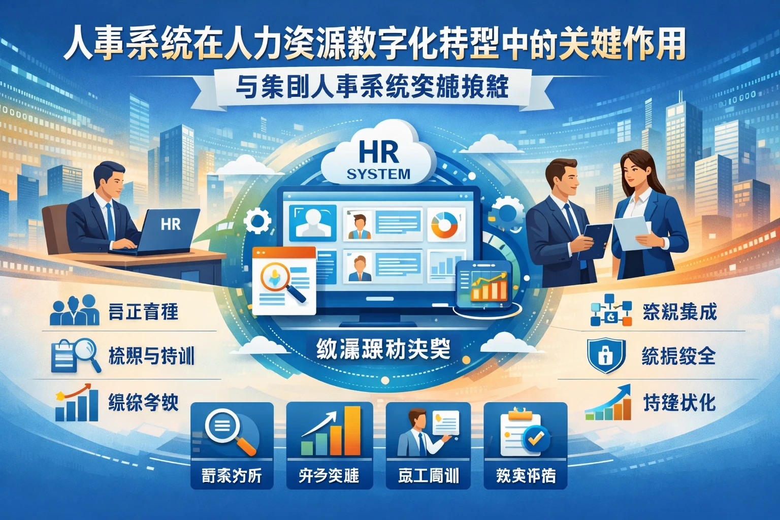 人事系统在人力资源数字化转型中的关键作用与集团人事系统实施策略