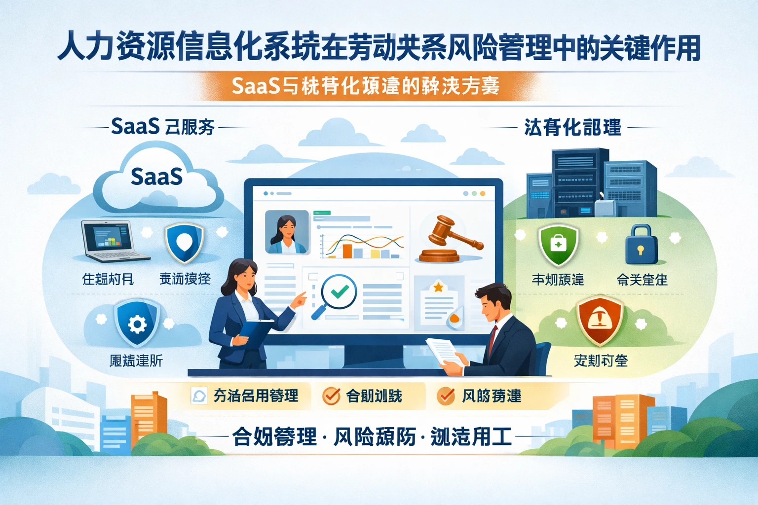 人力资源信息化系统在劳动关系风险管理中的关键作用：SaaS与私有化部署的解决方案