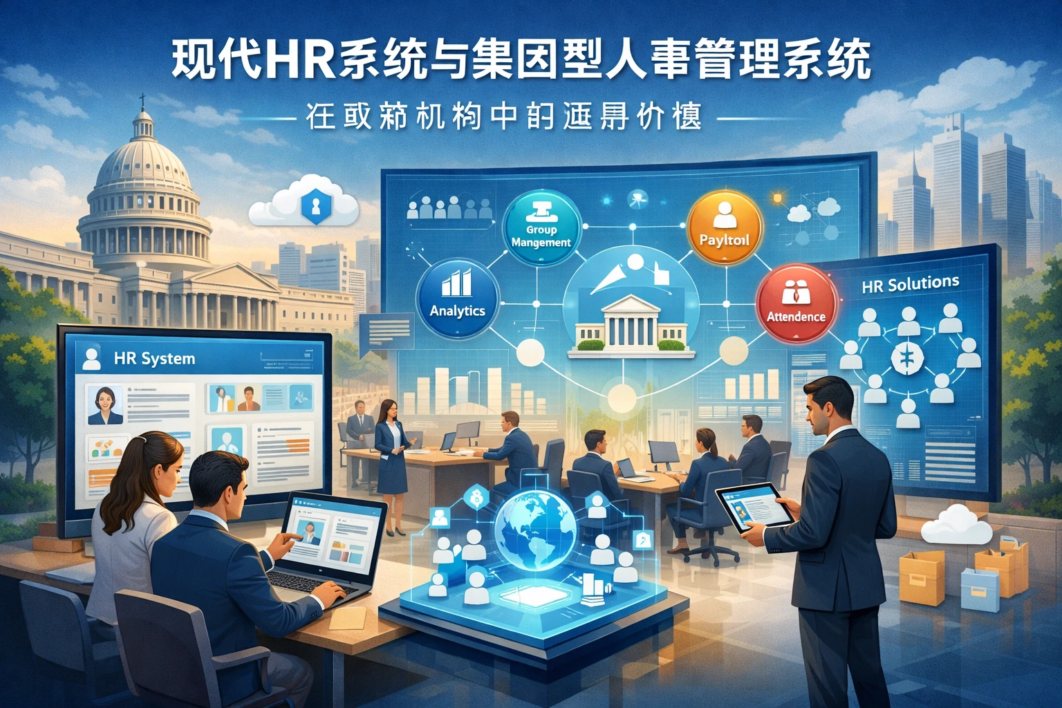 现代HR系统与集团型人事管理系统在政府机构中的应用价值