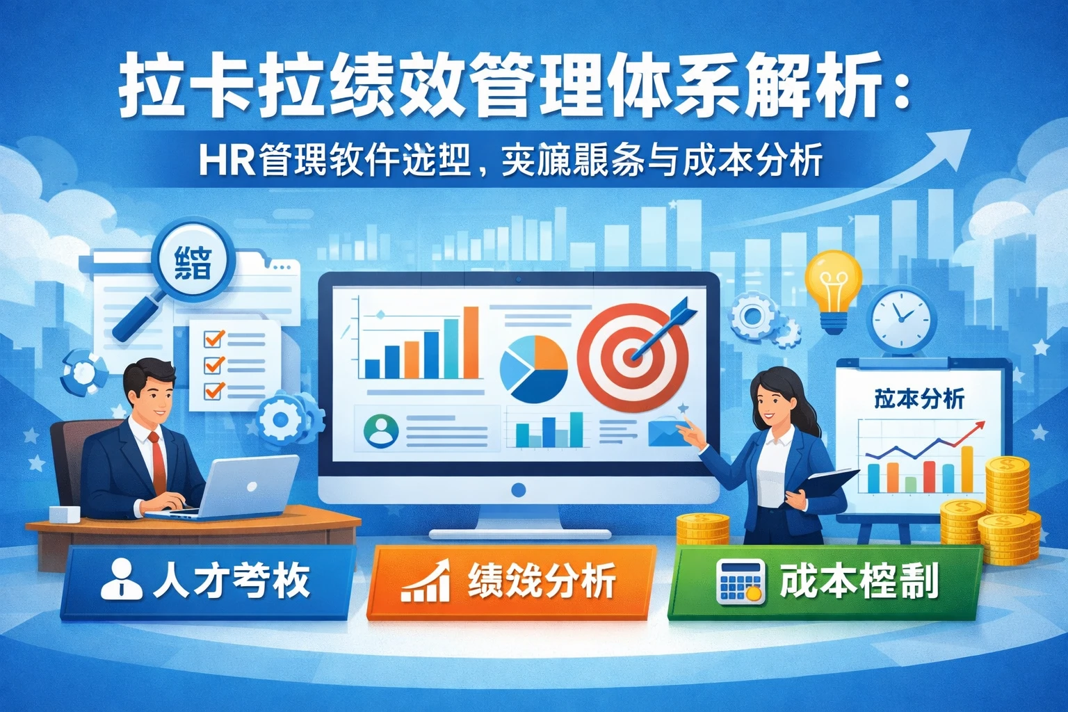 拉卡拉绩效管理体系解析：HR管理软件选型、实施服务与成本分析