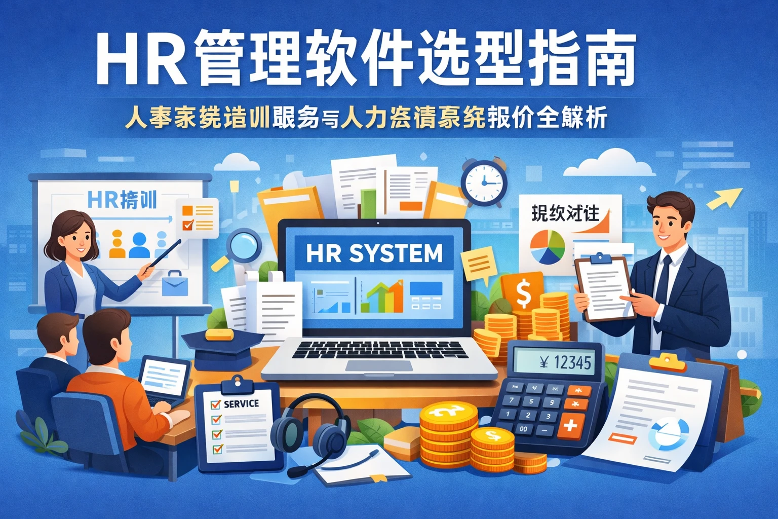 HR管理软件选型指南：人事系统培训服务与人力资源系统报价全解析