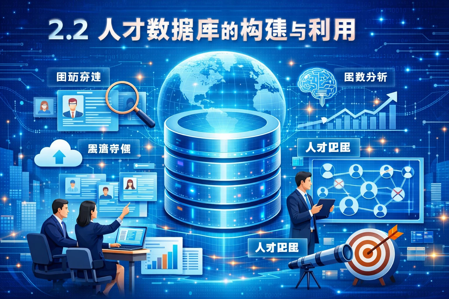 2.2 人才数据库的构建与利用