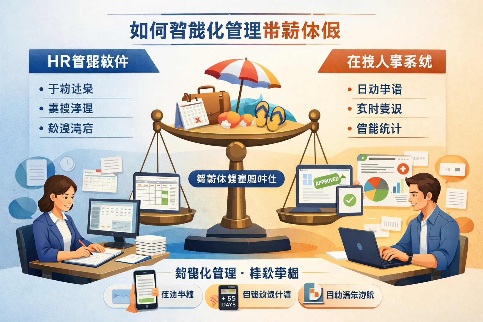 HR管理软件与在线人事系统对比：如何智能化管理带薪休假