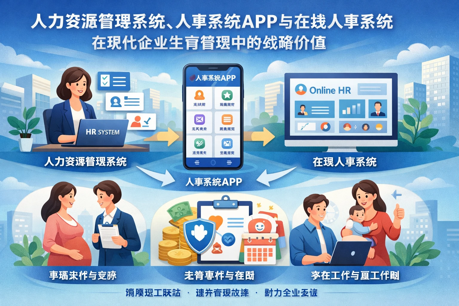 人力资源管理系统、人事系统APP与在线人事系统在现代企业生育管理中的战略价值