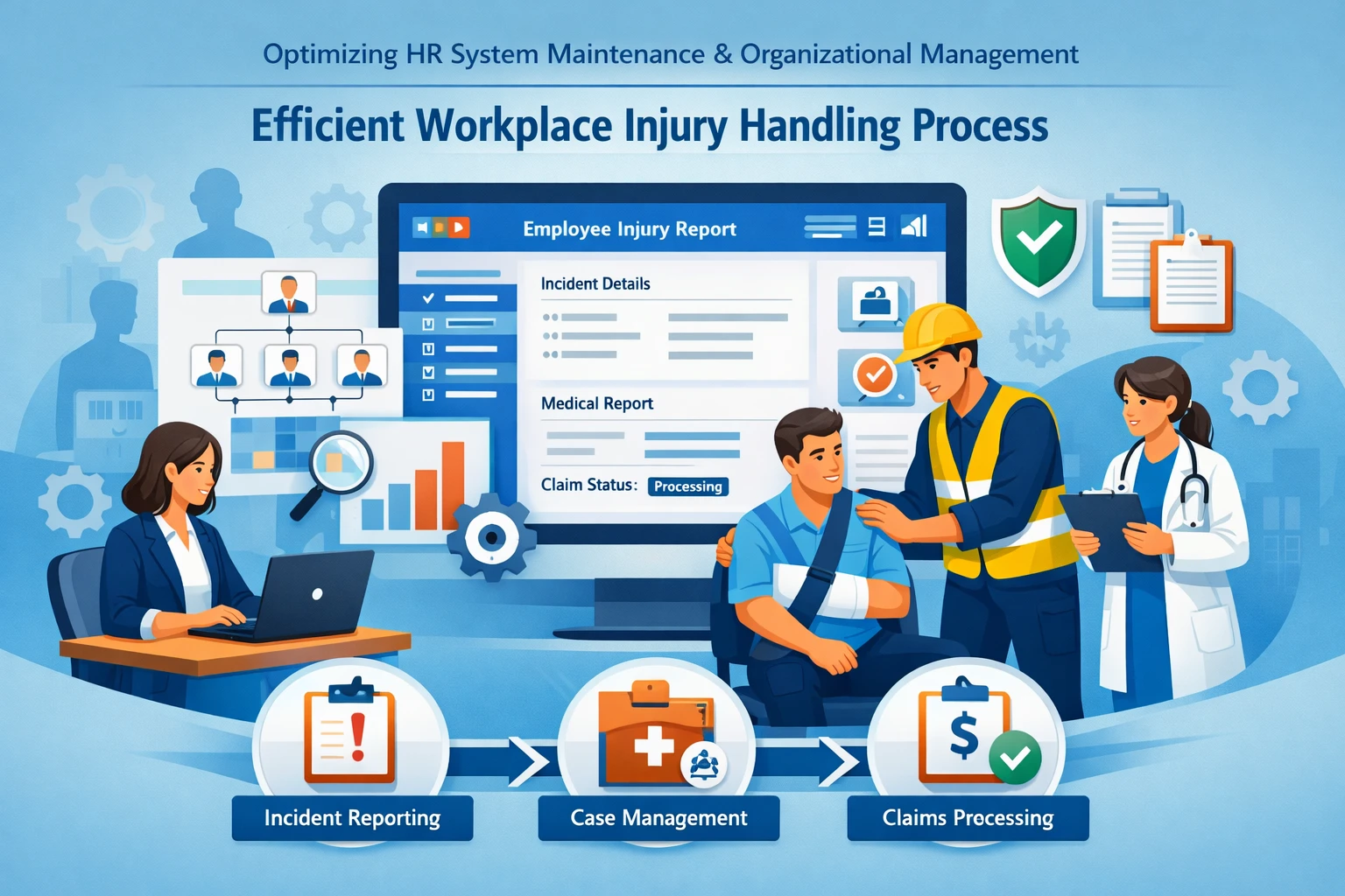 运用HR管理软件优化人事系统维护与组织架构管理系统的工伤处理流程