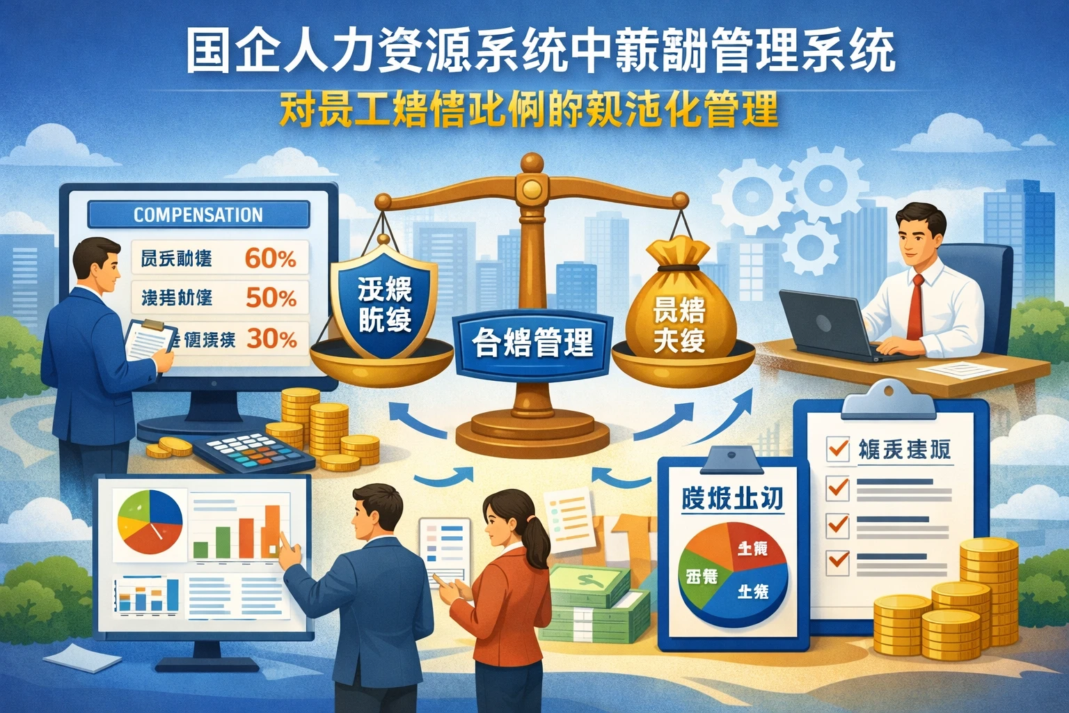 国企人力资源系统中薪酬管理系统对员工赔偿比例的规范化管理