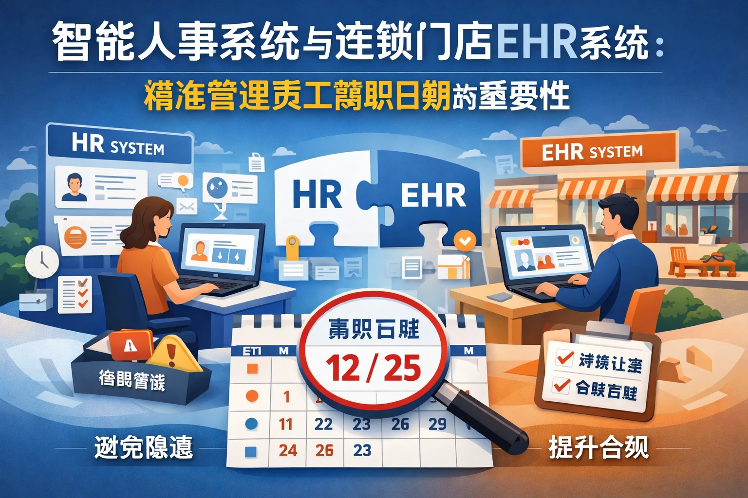 智能人事系统与连锁门店EHR系统：精准管理员工离职日期的重要性