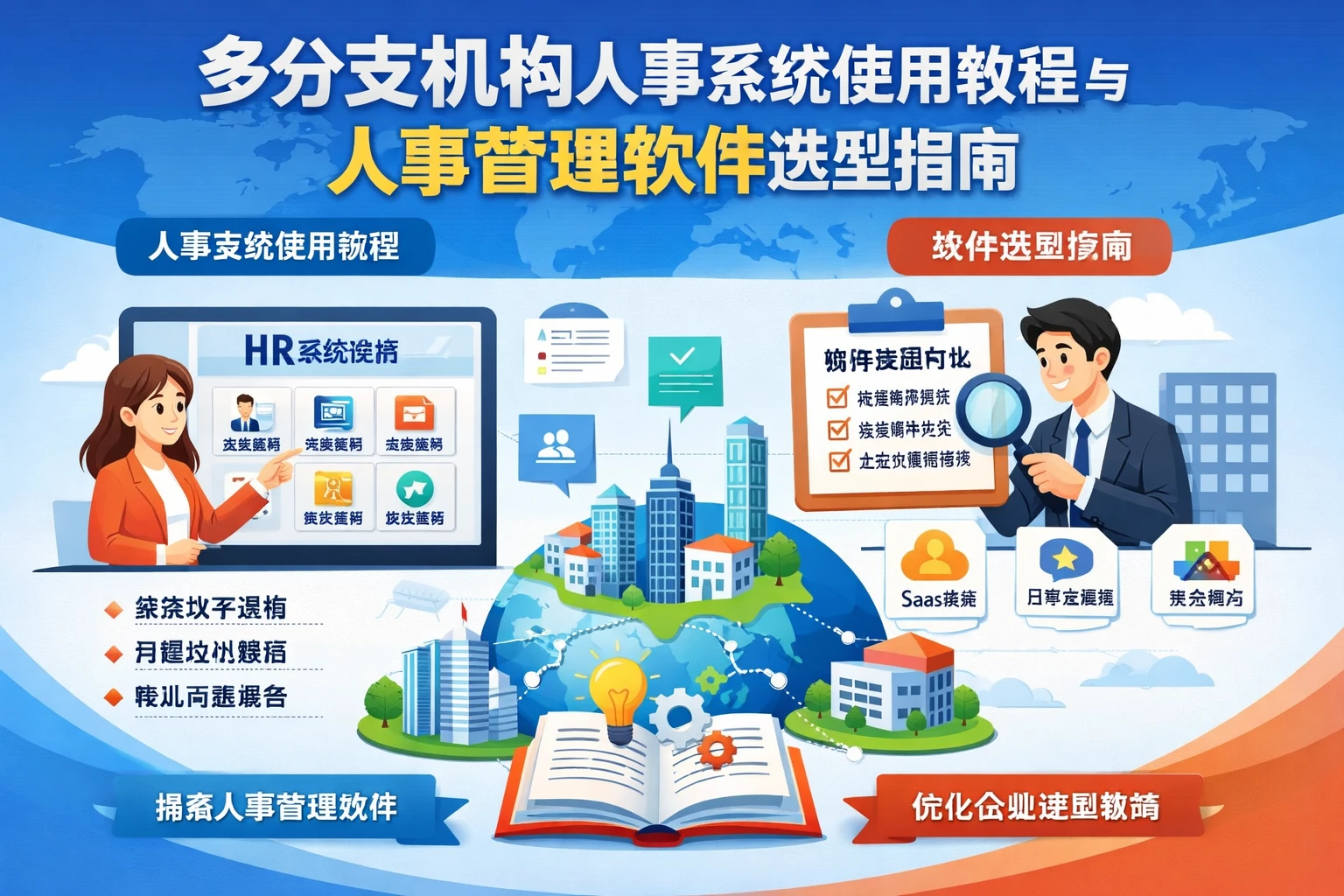 多分支机构人事系统使用教程与人事管理软件选型指南