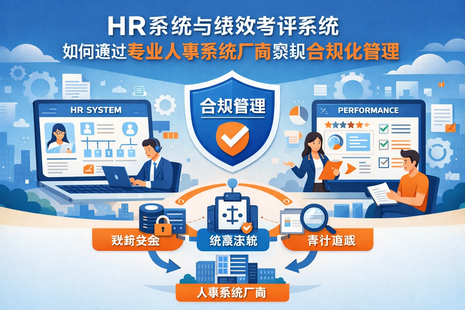 HR系统与绩效考评系统如何通过专业人事系统厂商实现合规化管理