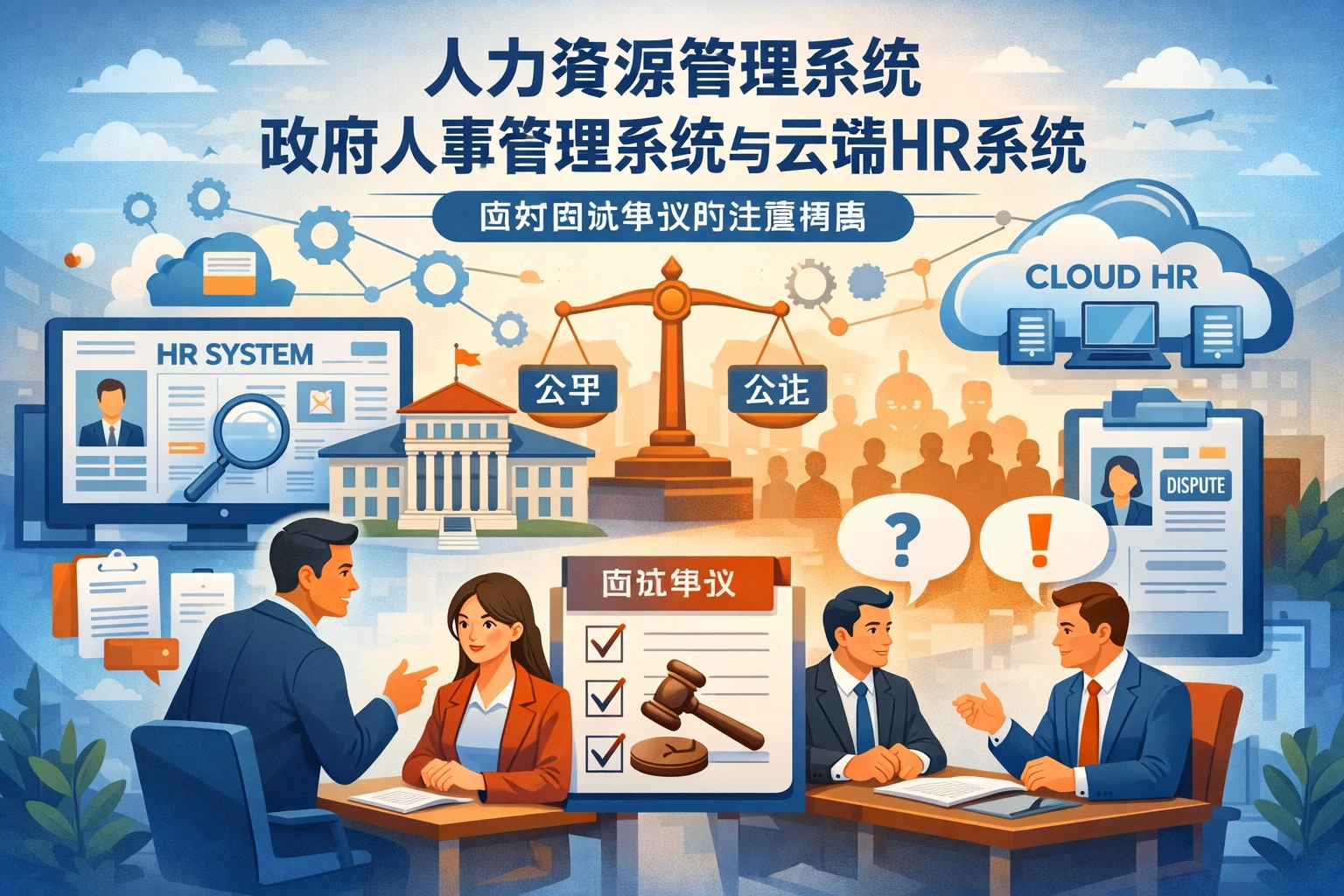 人力资源管理系统、政府人事管理系统与云端HR系统：应对面试争议的全面指南