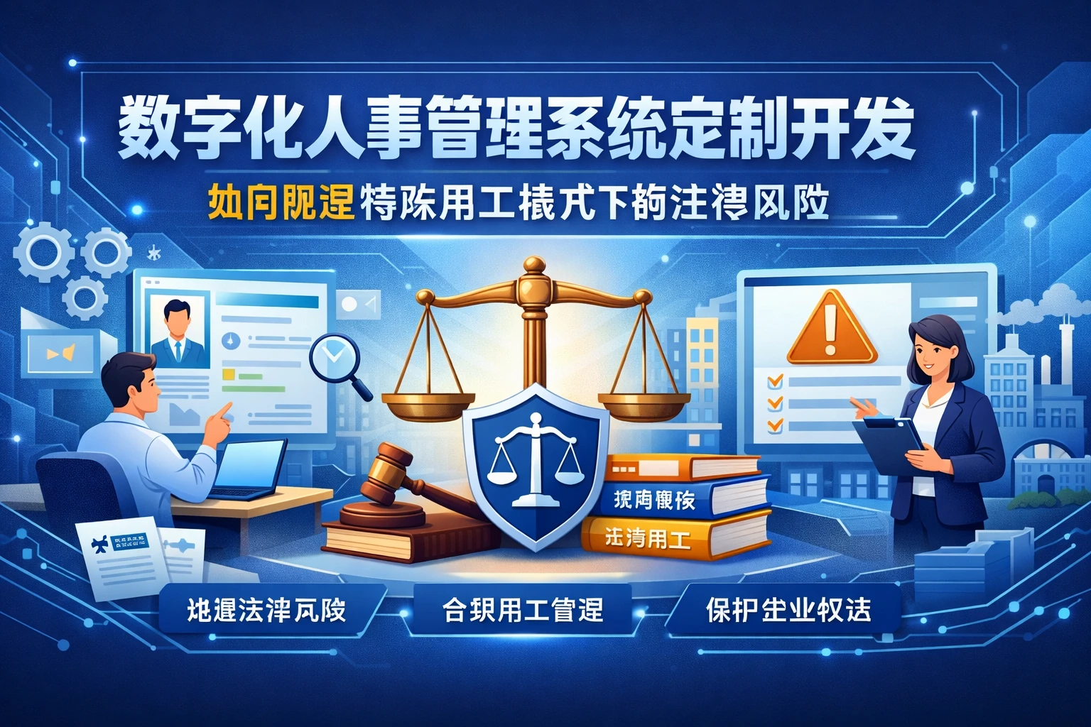 数字化人事管理系统定制开发如何规避特殊用工模式下的法律风险