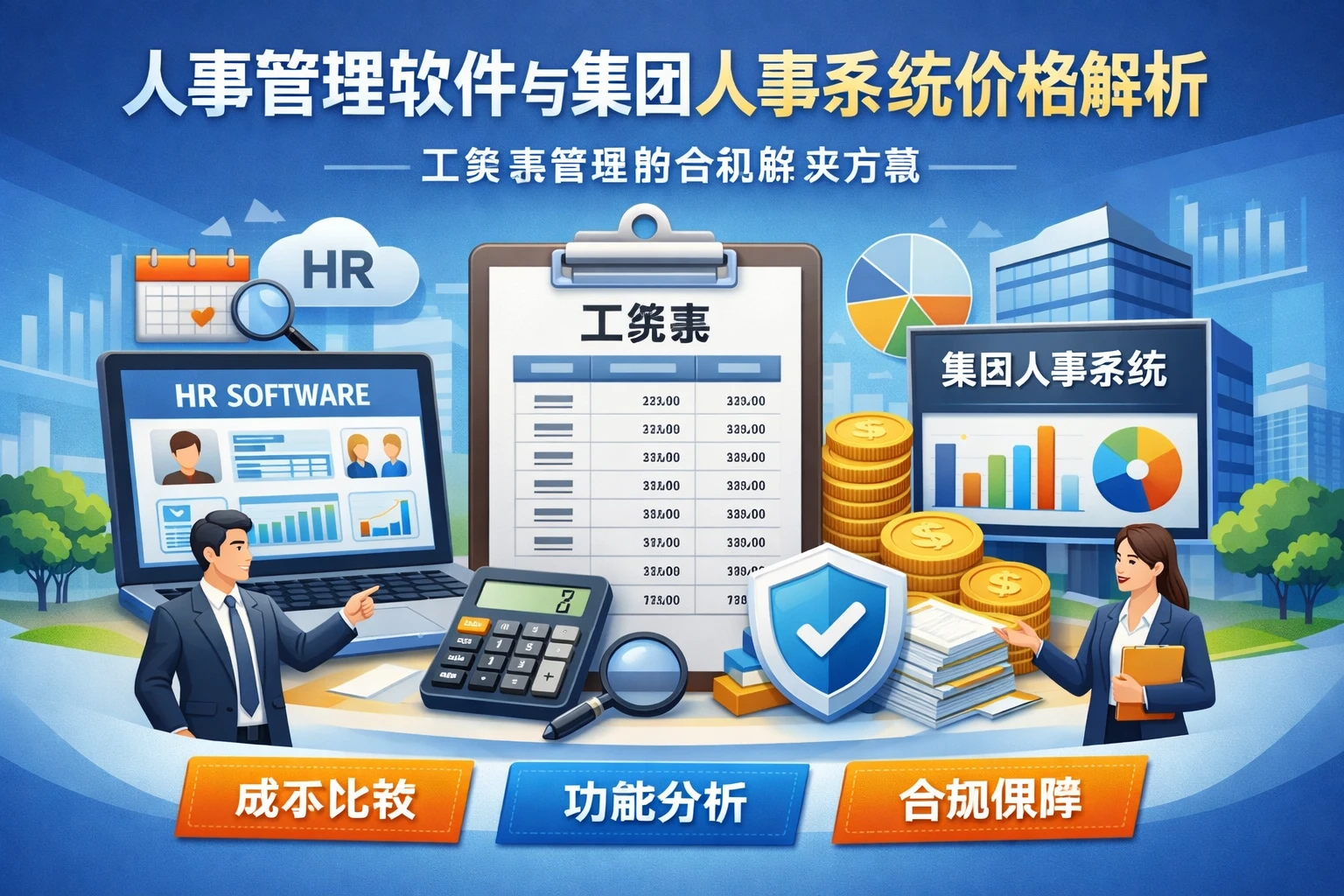 人事管理软件与集团人事系统价格解析:工资表管理的合规解决方案