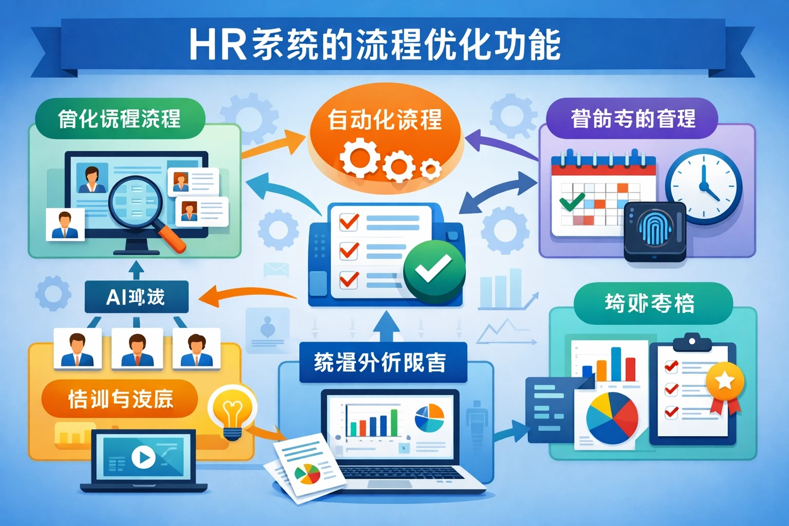 HR系统的流程优化功能