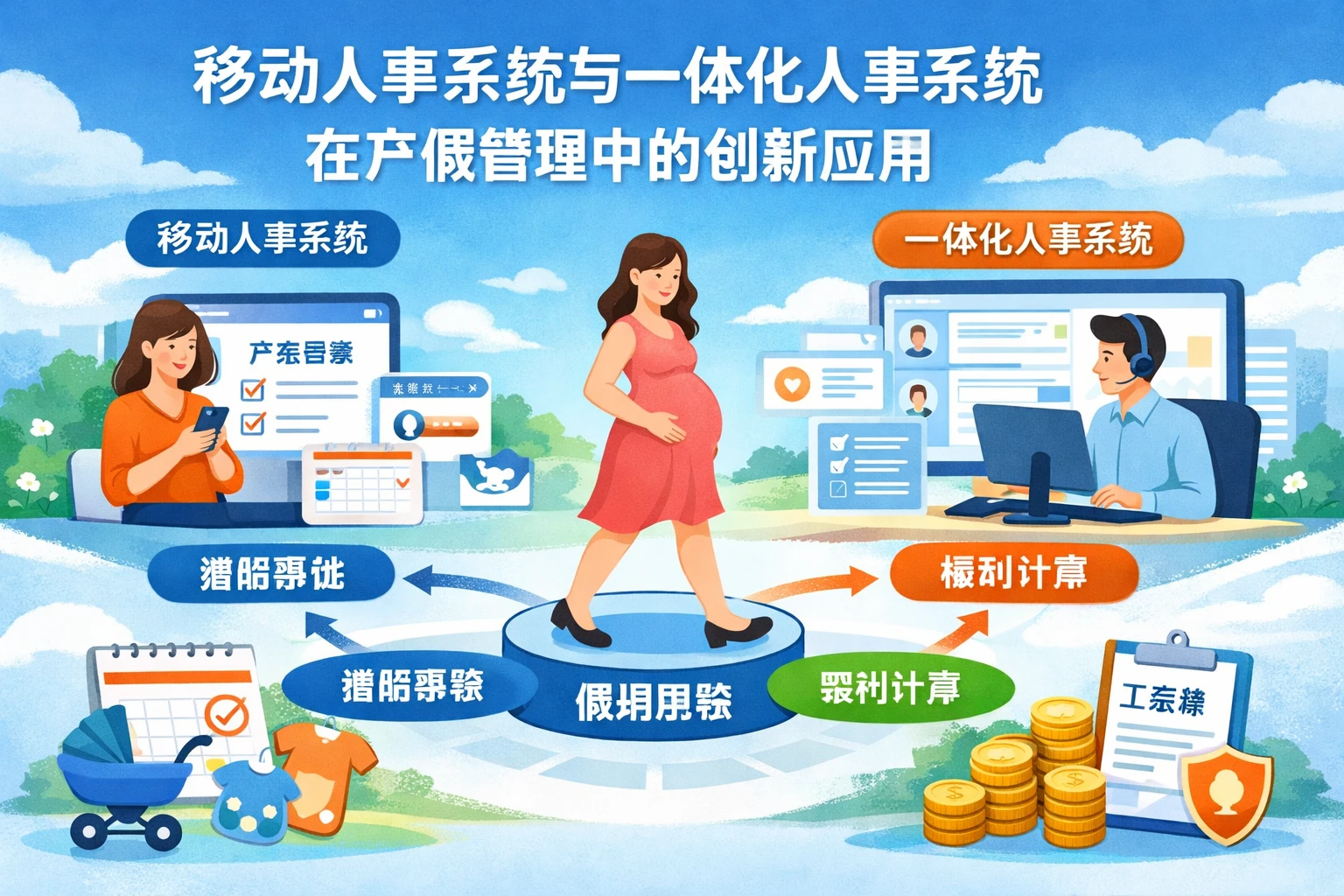 移动人事系统与一体化人事系统在产假管理中的创新应用