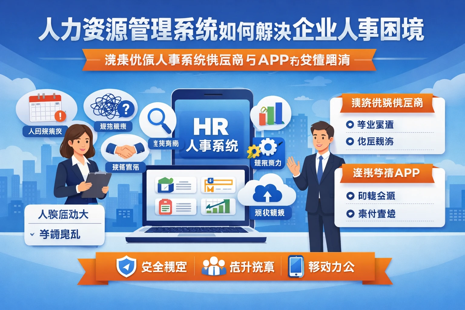 人力资源管理系统如何解决企业人事困境——选择优质人事系统供应商与APP的关键指南